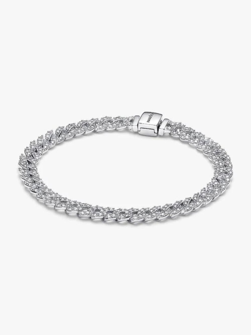 Pandora Pavé Cuban Chain Bracelet